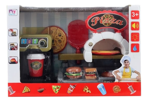 Juguete Set De Cocina De Pizza Para Niños