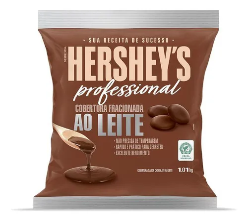 comprar Cobertura Fracionada Sabor ao Leite Professional (Formato Moeda) - 1,01Kg Hershey's
