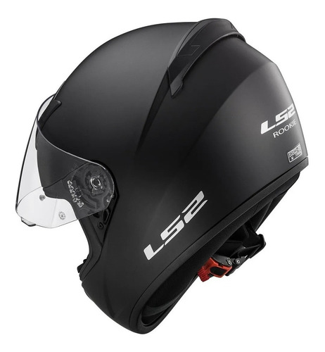 Imagen 6 de 7 de Casco Integral Moto Ls2 352 Rookie Solid Negro Mate