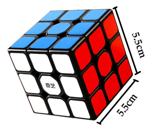 Cubo Rubik Qiyi 3x3x3 Rotación De Alta Calidad Profesional