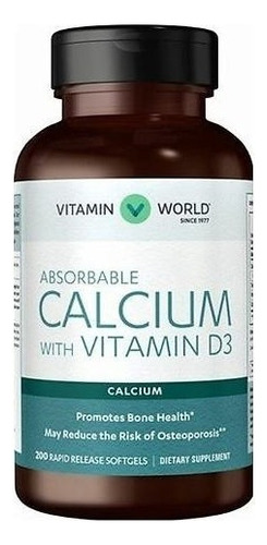 Vitamin World Calcium - Unidad A $ - Unidad a $1156