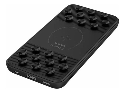 Cargador Portatil Inalambrico Power Bank Tipo C Externo Usb Negro Genérica