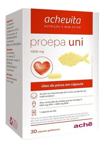 Proepa Uni 1000mg C/ 30 Cápsulas