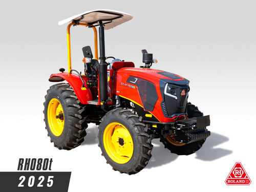 Tractor Roland H 80hp Turbo Doble Traccion Ruedas Agricolas