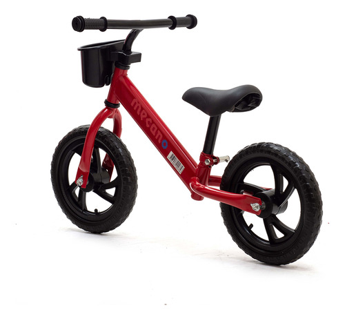 Camicleta Con Canasto Sin Pedales Infantil Aluminio Love 075 Rojo