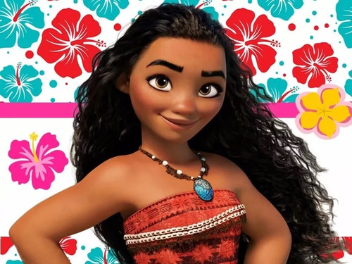 Kit Imprimible Candy Bar Moana Tarjetas Banderines Y Mas
