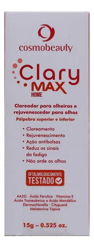 comprar Clary Max Home Rejuvenescedor Área Dos Olhos Cosmobeauty 15g Momento de aplicação Dia\u002FNoite Tipo de pele Normal