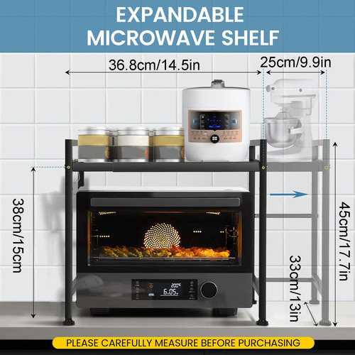 New Estante For Microondas Ajustable Rejilla For Microondas