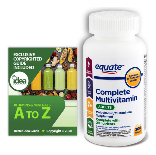 Equate - Suplemento Multivitaminico/multimineral Completo, P