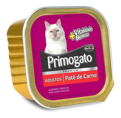 Pate Gato Primogato Adulto Carne 150 Grs (caja X12)
