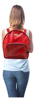 Comprar Mochila Damas Simil Cuero Negro\u002Frojo Mochilas  Kaosimport 11