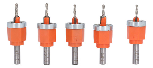 J Juego De Brocas Avellanadas Ajustables, 5 Unidades, 2,8,