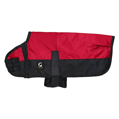 Gatsby 600d Ripstop Impermeable Perro Abrigo S Rojo