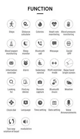 Reloj Inteligente Smartwatch Z51 Deporte Actividad Cardiaca