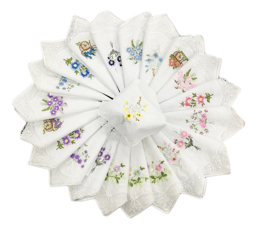 3 X 12set S De Florales De Bolsillo Toallas De S