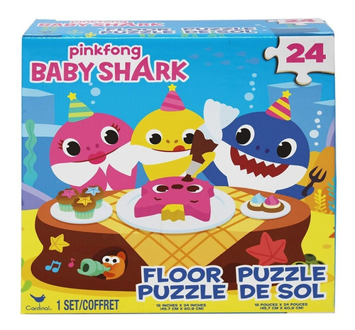 Puzzle Infantil Familia Baby Shark Party 24 Piezas Febo