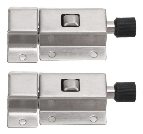 Juego De 2 Cerrojos Para Puerta, Acero Inoxidable, Antirrobo