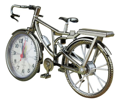 Vintage Árabe Numeral Forma De Bicicleta Creativa Reloj