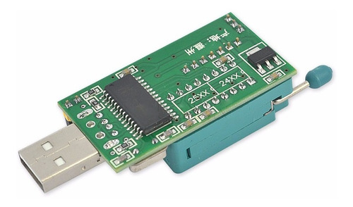 Imagen 5 de 10 de Programador Usb Ch341a + Adapt. Soic8 200mi + Cable + Pinza
