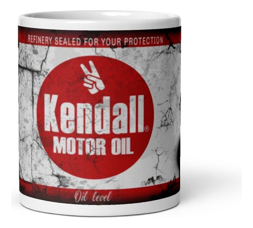 Taza Kendall Motor Oil Orca Importada