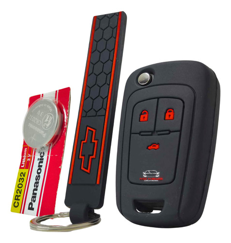 Funda Llave Control Chevrolet Cavalier 2018 A 2023 Cor Pila