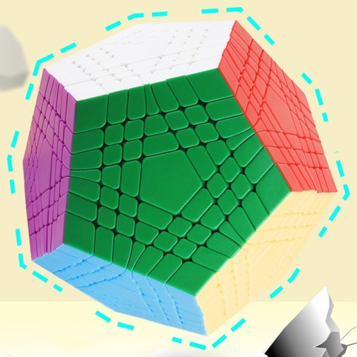 S Cubo Mágico Megaminx 7x7 Shengshou Stickerless