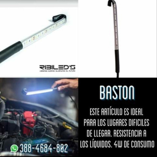 Imagen 2 de 3 de Luz Portátil Led Ribiled's (baston)