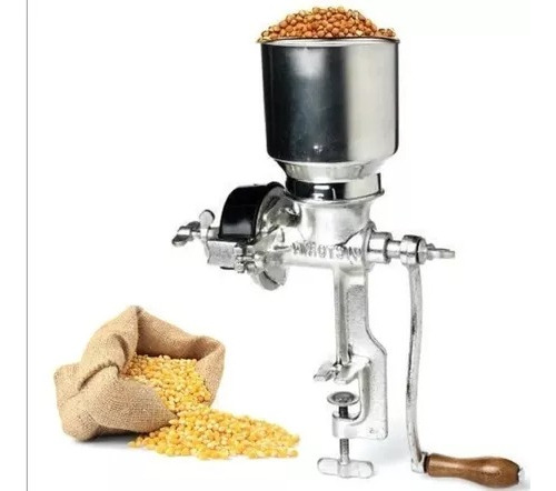 Molino Moledor Manual Choclo Maiz Cafe Granos Mani Cereal 