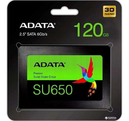 U. Estado Solido Ssd 120gb Adata 2.5  Sata Asu650ss-120gt-r