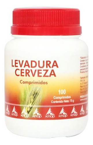 Levadura Cerveza 750 Mg X 100 Comprimidos