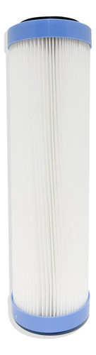 Refil Filtro Plissado Lavável 9 3/4'' X 2 1/2'' 50 Micra Cor Branco