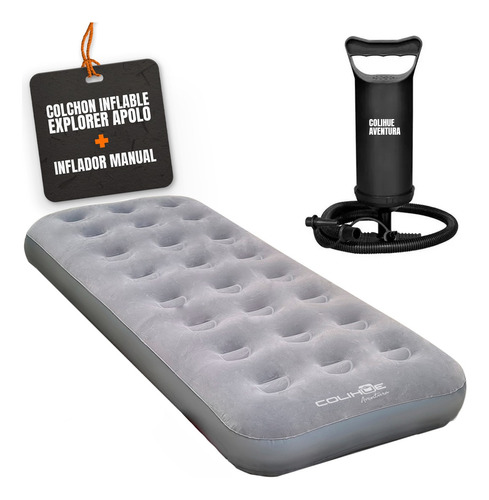 Colchon Inflable 1 Plaza Premium Resistente + Regalo.!