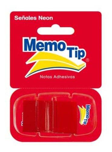 Banderitas Janel Memo Tip Rojo C/desp Pet 23x45mm /v