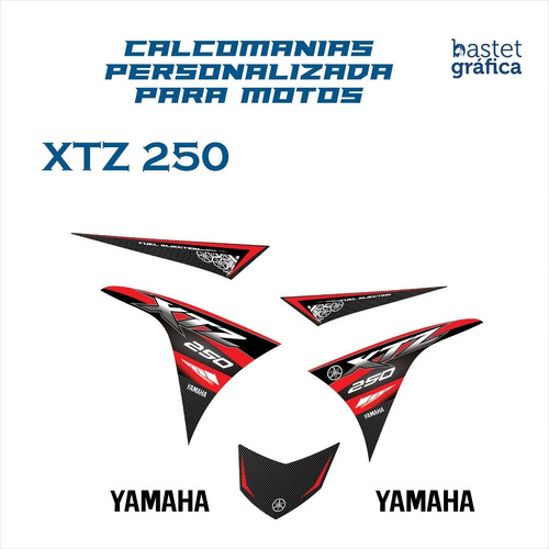 Sticker Moto Xtz 250 Yamaha