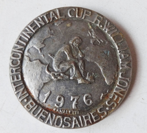 Medalla Antigua Basquet 1976 Copa Intercontinental Deporte 
