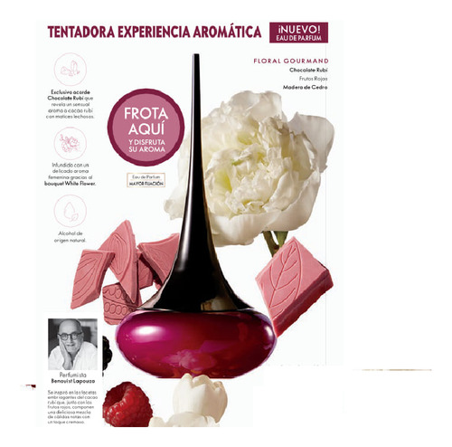 Eau De Parfum Love Potion Sensual Ruby De Dama 50ml Oriflame