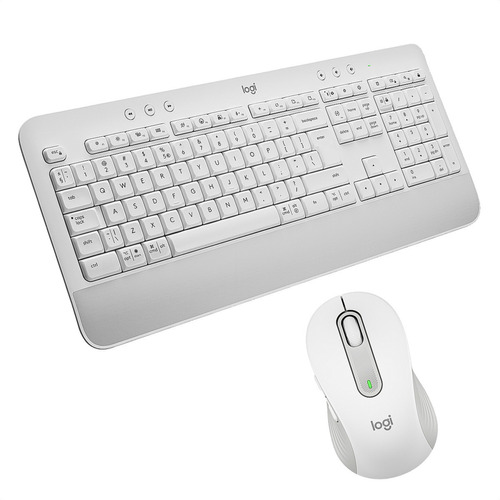 Logitech Combo Signature: Teclado K650 + Mouse M650 / Blanco