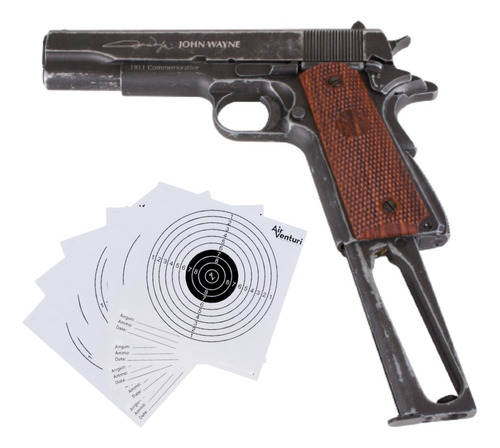 Pistola John Wayne 1911 .177 Co2 Blowblack 18rds Bbs Xchws P