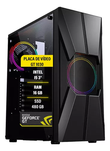 Pc Gamer Barato I5 Gtx1650 16gb Hd1tb Fonte 750w Monitor 27