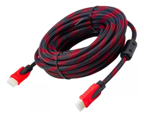 Cable Hdmi 5 Metros Mallado Alta Resistencia Doble Filtro