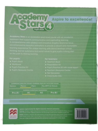Academy Stars 4 | Pupil's Book + Workbook | Macmillan (Usado)