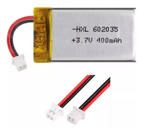 Kit 10 Bateria De Lipo 3,7v 350mah Lithium-polimero 05x20x35