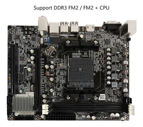 Placa Madre A88 Fm2 + Interfaz De Cpu Ddr3 All Solid State M
