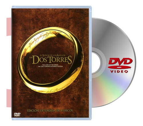 Dvd El Señor De Los Anillos Las Dos Torres 4 Discos