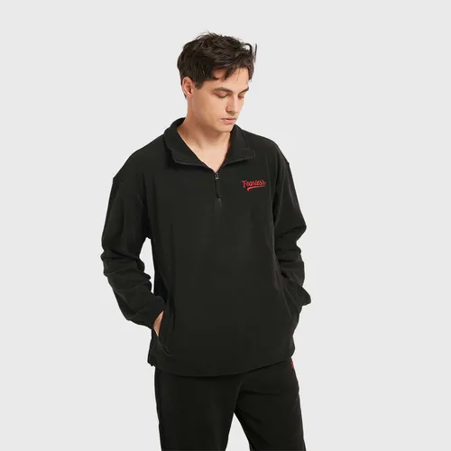 Polerón Hombre Medio Zipper Negro Fashion's Park