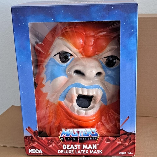 Neca Masters Of The Universe Beast Man Deluxe Latex Mask