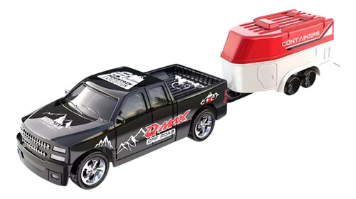 Trasped Camioneta A Control Remoto Escala 1:64 Con Remolque