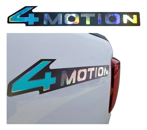 X2adhesivo Logo 4motion Volkswagen Amarok 5 Años De Duracion