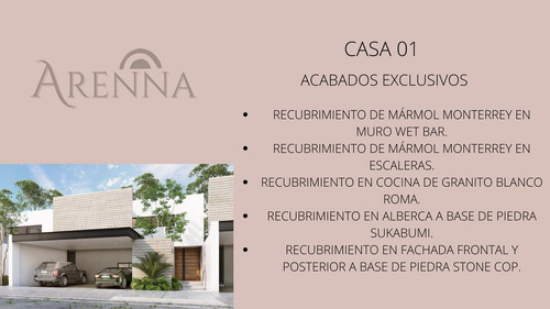 Casa En Venta Merida, Temozon Norte, Modelo Arenna, Entrega Inmediata
