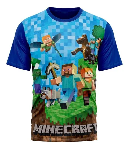 Franelas de minecraft hotsell